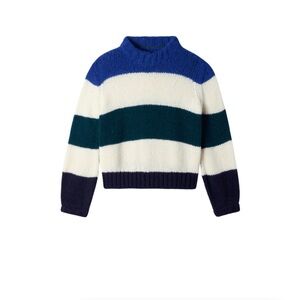 Striped Blue and White Women's Susan Sweater by Trovata